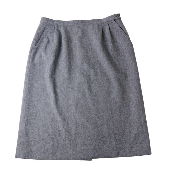 Pendleton Dresses & Skirts - Vtg Pendleton Skirt 16 Gray 100% Wool Pleated Classic Old Money Minimalist Holes